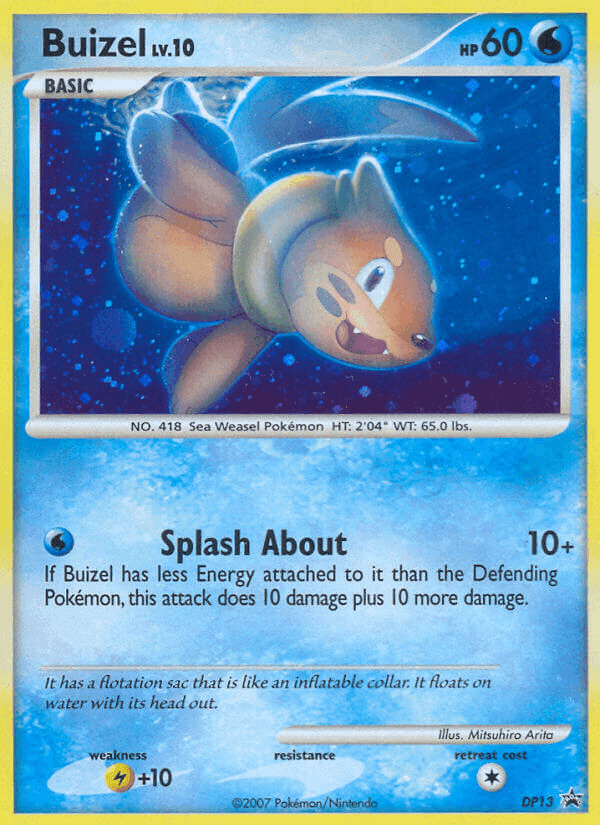 DP Black Star Promos の DP13 番、Buizel