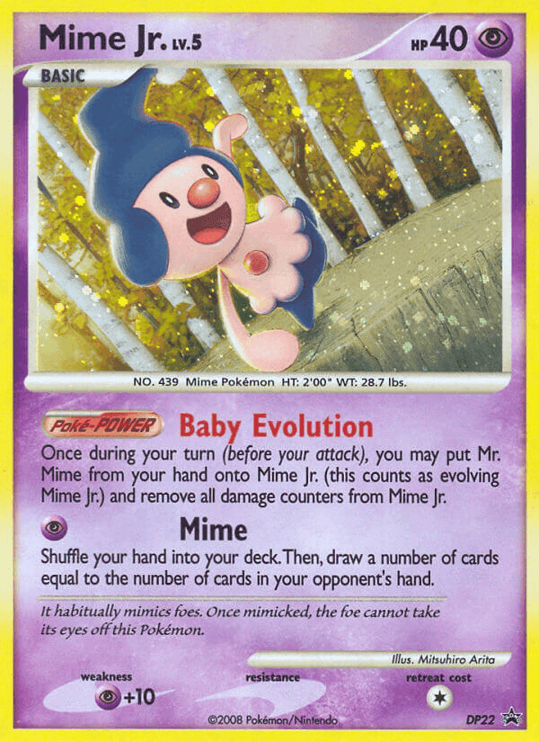 DP Black Star Promos の DP22 番、Mime Jr.