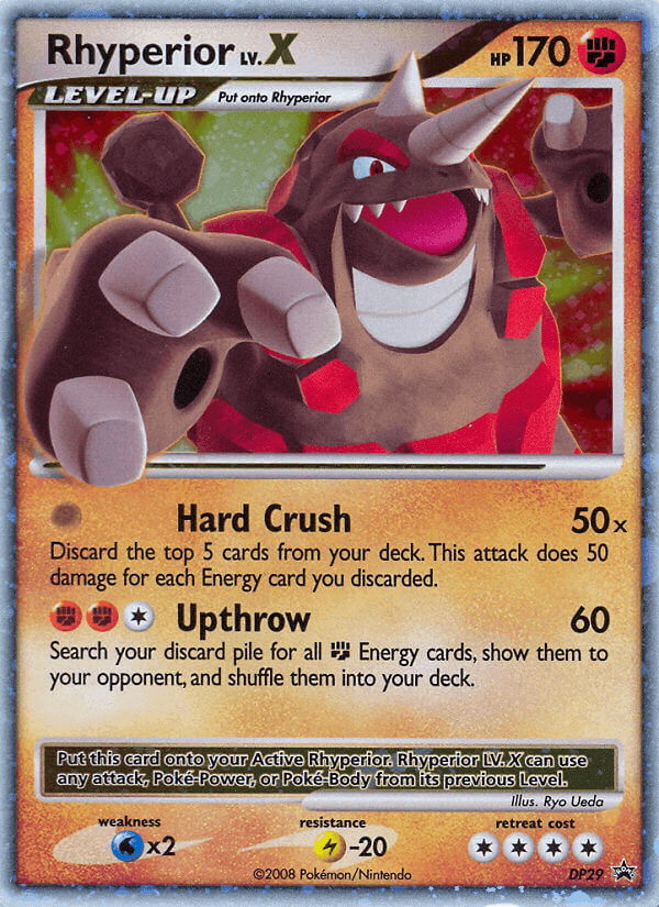Rhyperior, carta DP29 de DP Black Star Promos