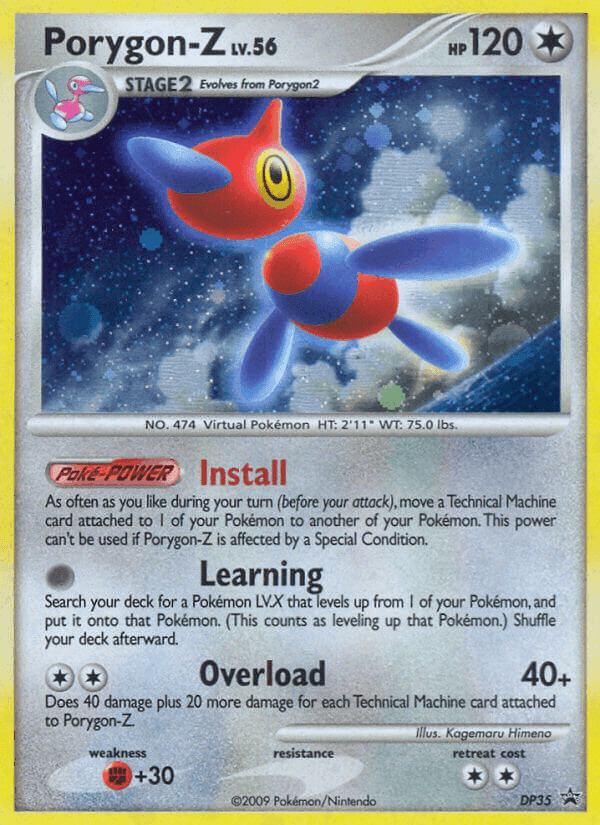 Porygon-Z, carta DP35 de DP Black Star Promos