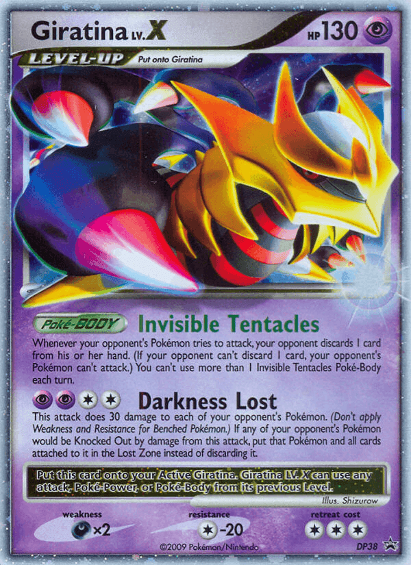 Giratina, card DP38 from DP Black Star Promos