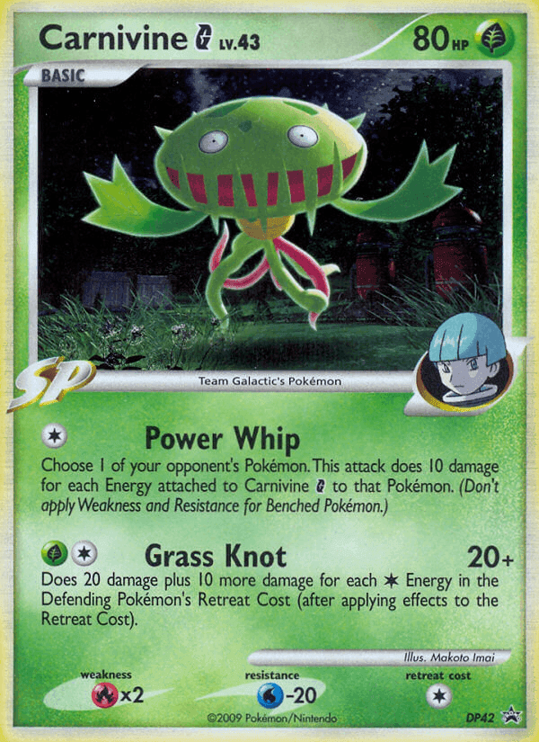 Carnivine G, carta DP42 di DP Black Star Promos
