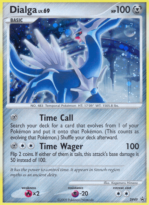 Dialga, carte DP49 de Promo DP