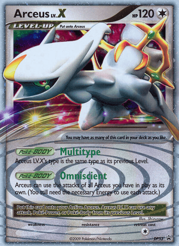 DP Black Star Promos の DP53 番、Arceus