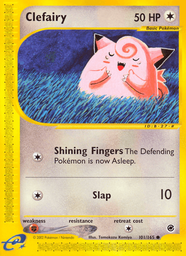 Clefairy, card 101 from Expedition Base Set