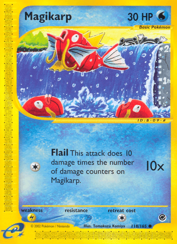 Magikarp, card 118 from Expedition Base Set