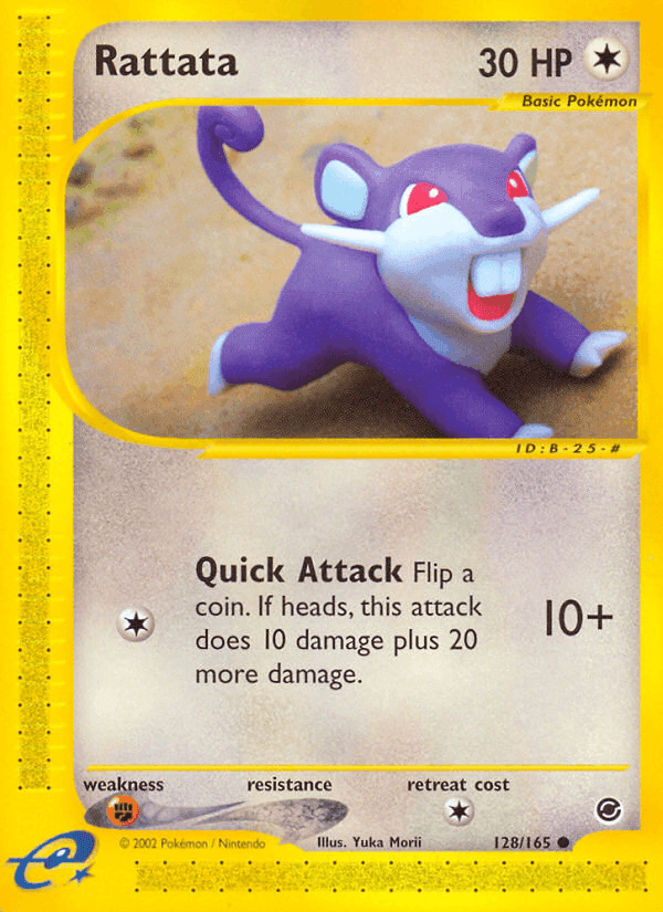 Rattata, card 128 from Expedition Base Set