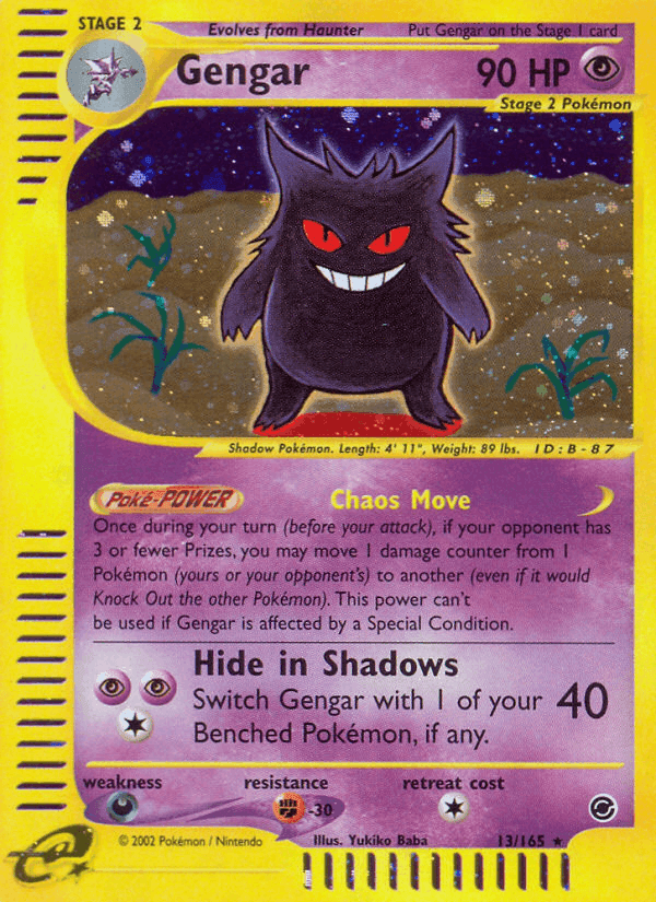 Gengar, carta 13 di Expedition Set Base