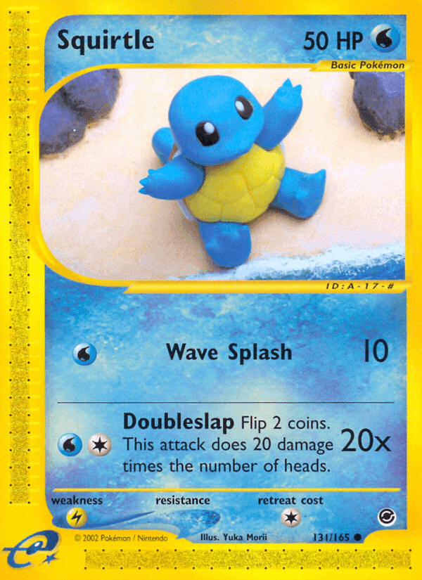 Squirtle, carta 131 de Expedition Base Set