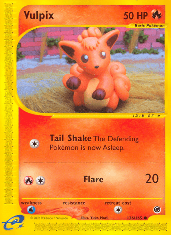 Vulpix, card 136 from Expedition Base Set