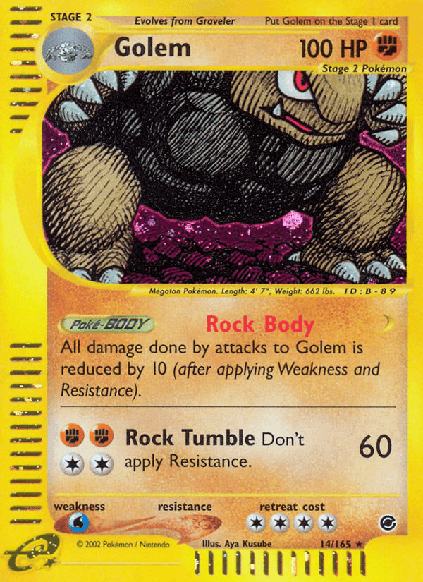 Expedition Base Set の 14 番、Golem