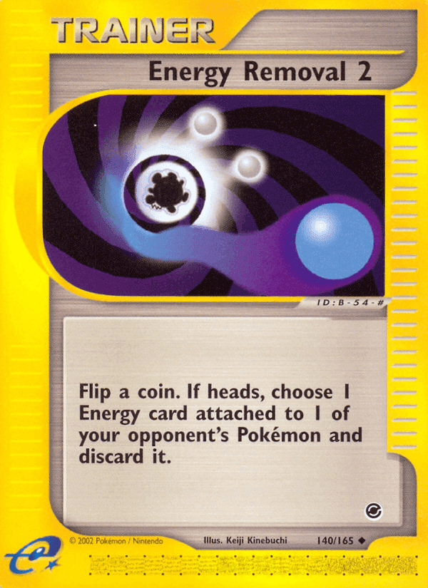 Energy Removal 2, card 140 from Expedition Base Set