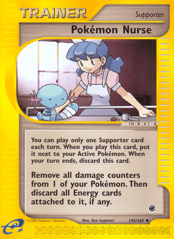 Pokémon Nurse, card 145 from Expedition Base Set