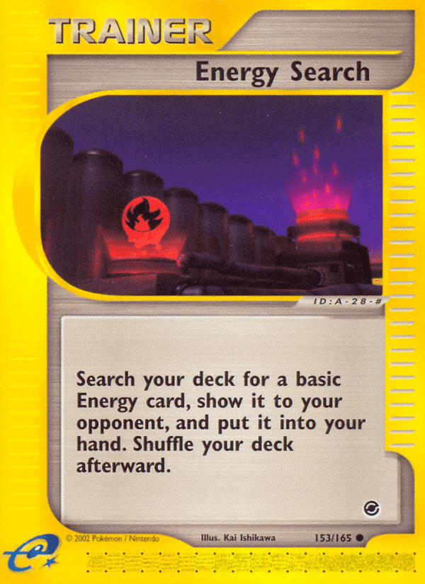 Energy Search, carta 153 de Expedition Base Set