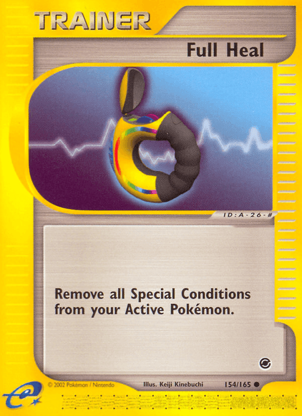 Full Heal, card 154 from Expedition Base Set