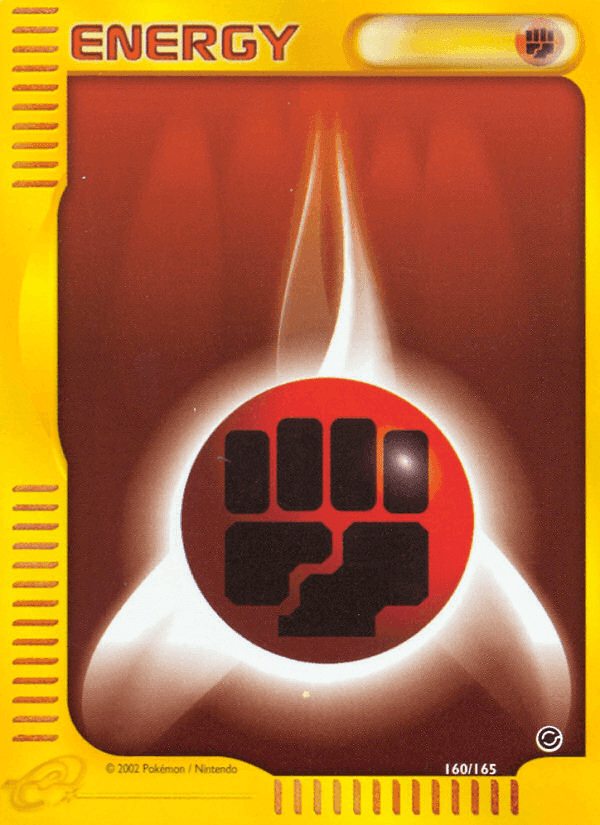 Fighting Energy, card 160 from Expedition Base Set
