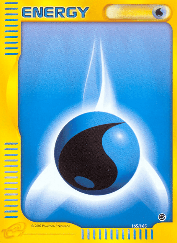 Water Energy, card 165 from Expedition Base Set