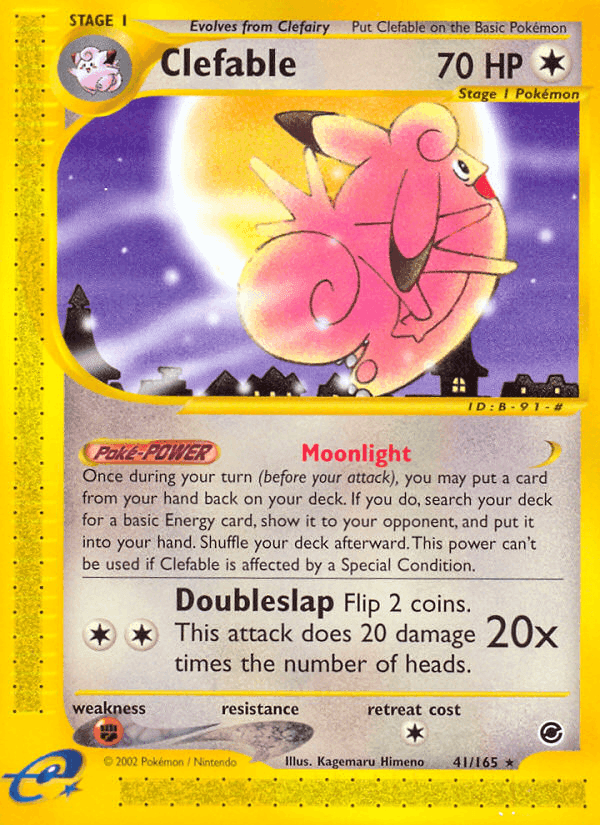 Expedition Base Set の 41 番、Clefable