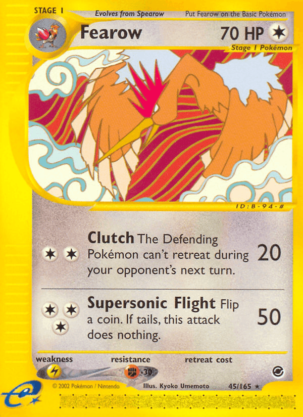 Fearow, carta 45 di Expedition Set Base
