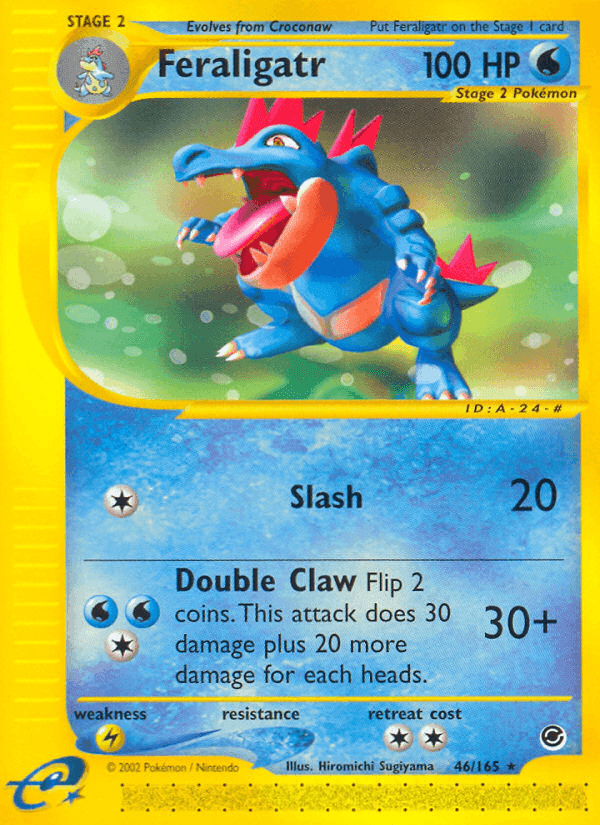 Feraligatr, card 46 from Expedition Base Set