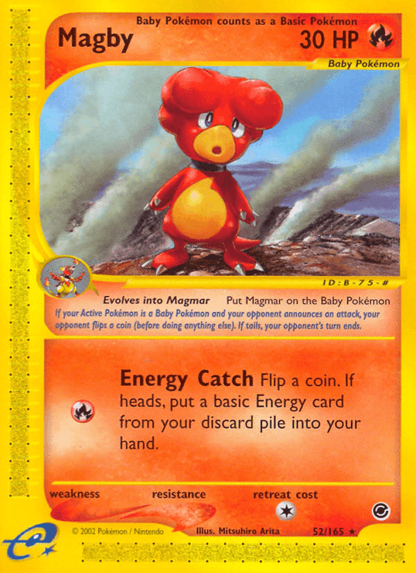Magby, card 52 from Expedition Base Set
