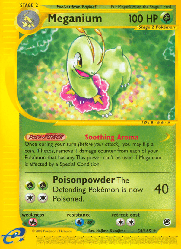Meganium, carta 54 di Expedition Set Base