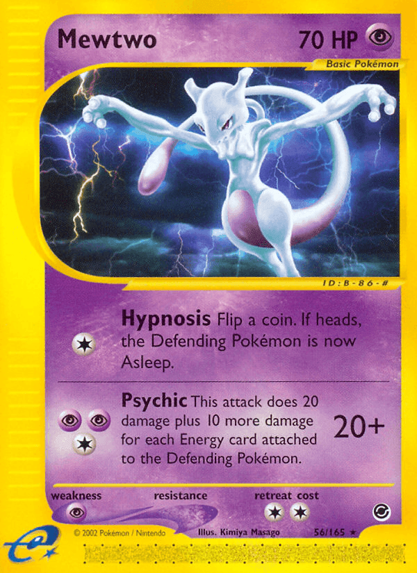 Mewtwo, carta 56 di Expedition Set Base