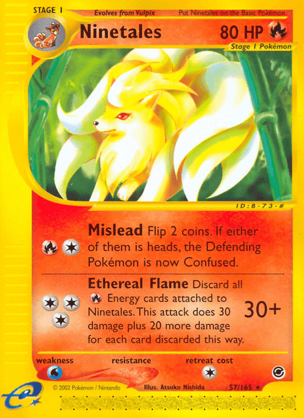 Ninetales, carta 57 di Expedition Set Base