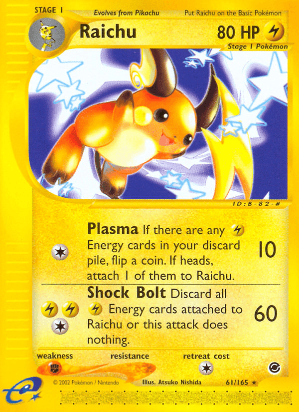 Expedition Base Set の 61 番、Raichu