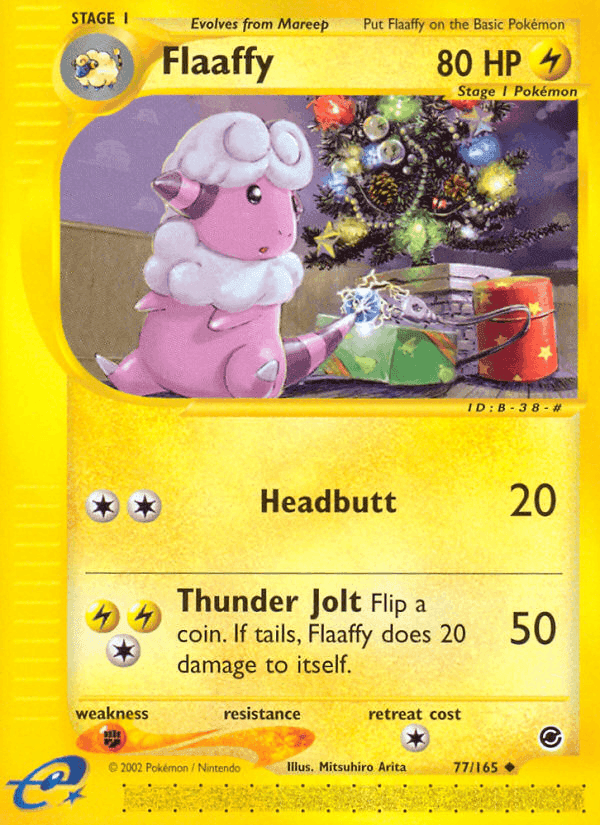 Flaaffy, card 77 from Expedition Base Set