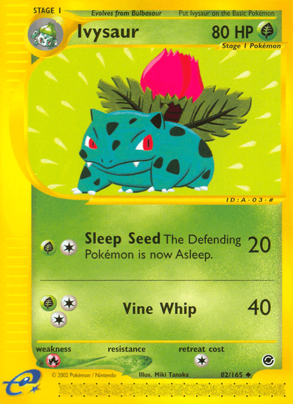 Expedition Base Set の 82 番、Ivysaur