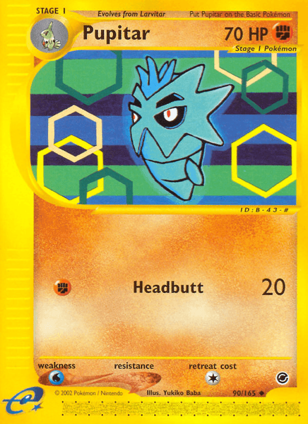 Pupitar, carta 90 de Expedition Base Set