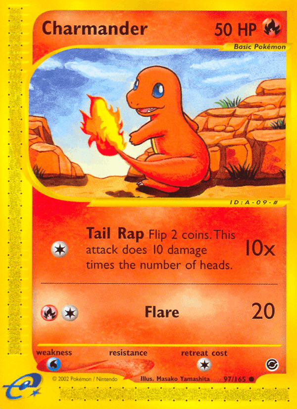 Charmander, card 97 from Expedition Base Set