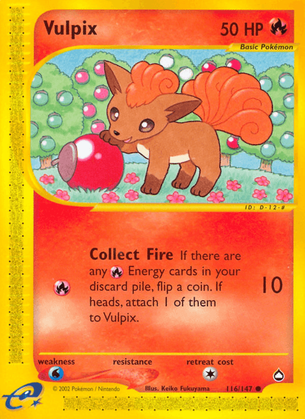 Aquapolis の 116 番、Vulpix