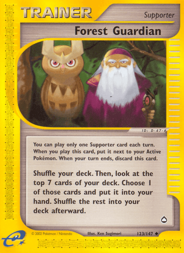Forest Guardian, card 123 from Aquapolis