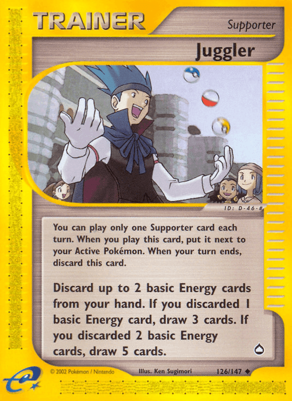Juggler, card 126 from Aquapolis
