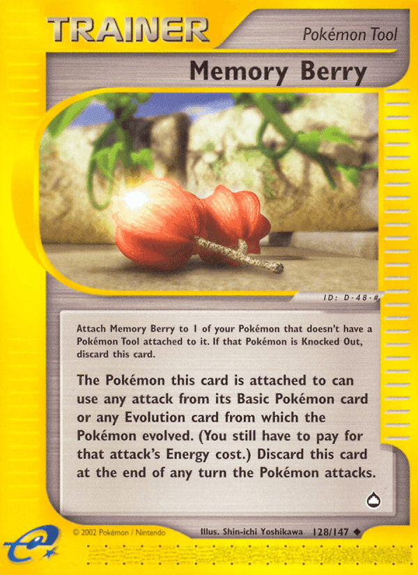 Memory Berry, card 128 from Aquapolis