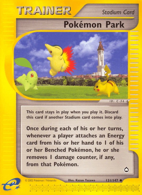 Pokémon Park, card 131 from Aquapolis