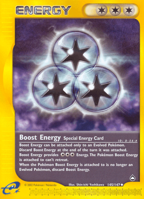 Boost Energy, card 145 from Aquapolis