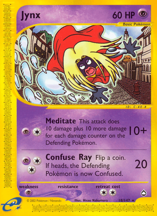 Jynx, carta 18 di Aquapolis