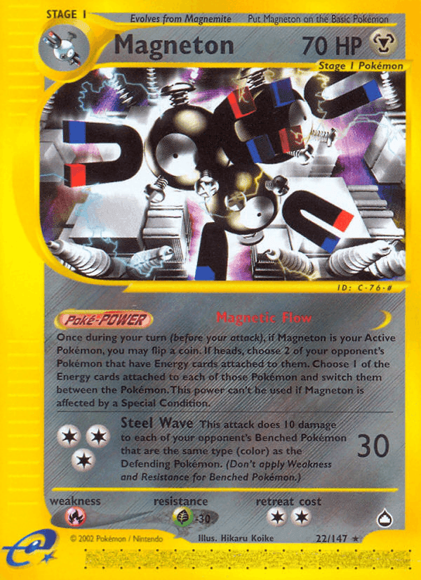 Magneton, carta 22 di Aquapolis