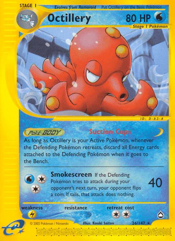 Aquapolis の 26 番、Octillery
