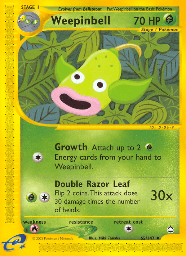 Weepinbell, carta 65 de Aquapolis