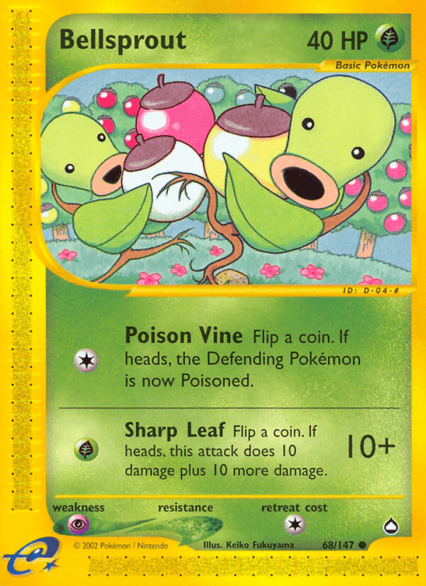 Aquapolis の 68 番、Bellsprout