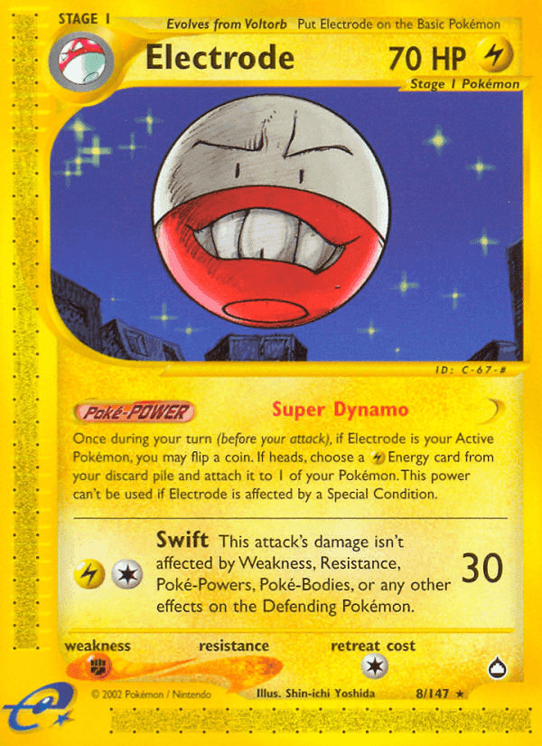 Electrode, carta 8 di Aquapolis