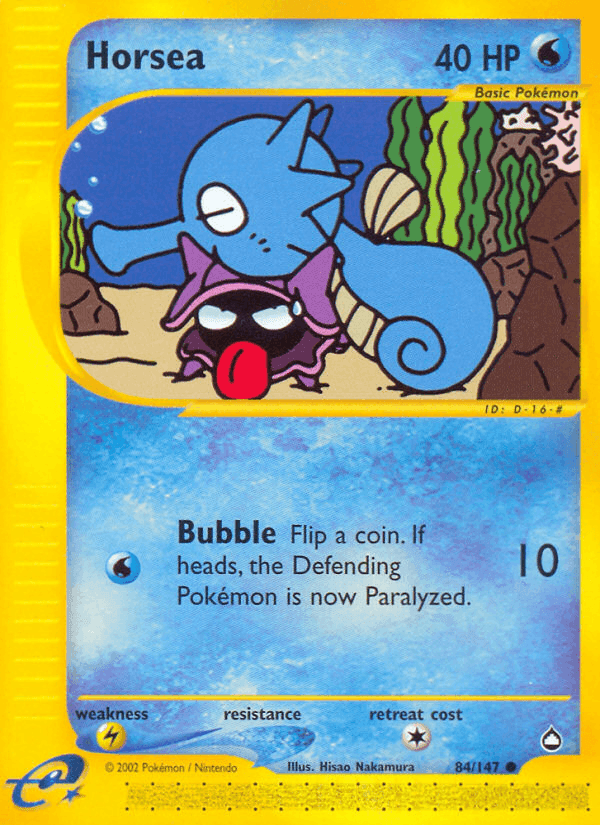 Horsea, carta 84 de Aquapolis