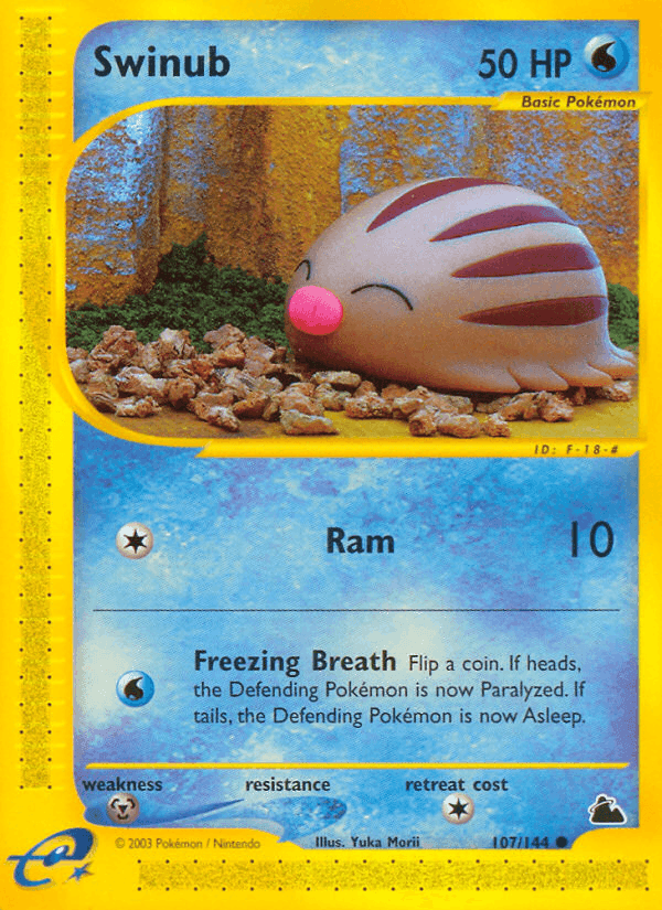 Swinub, card 107 from Skyridge