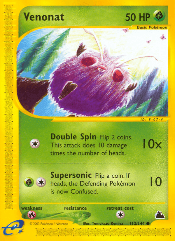 Venonat, card 112 from Skyridge