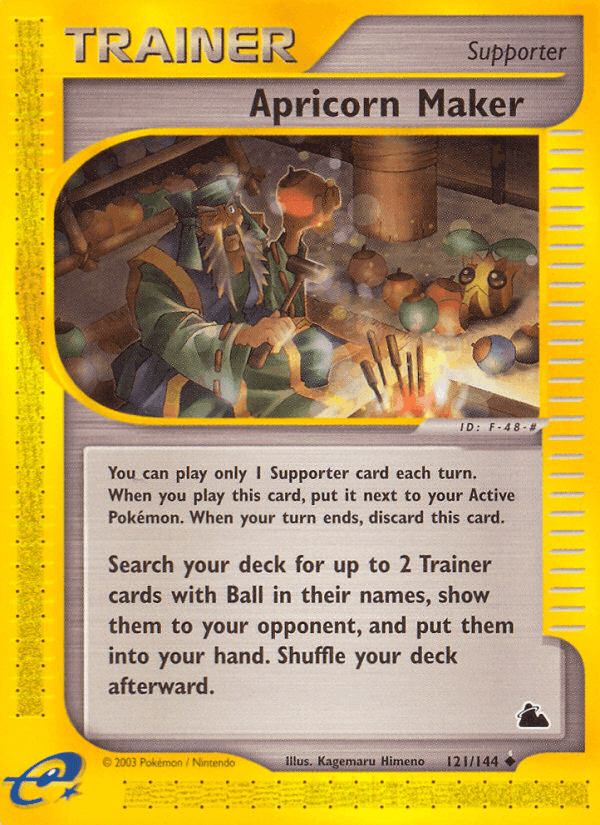 Apricorn Maker, card 121 from Skyridge