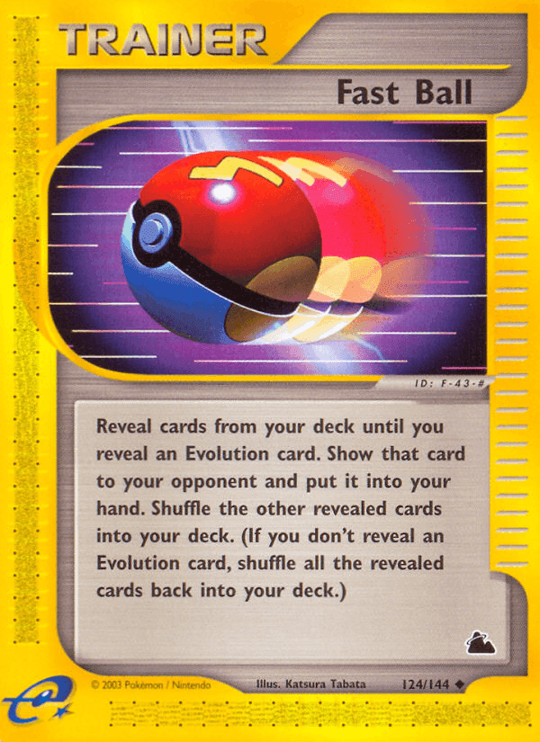 Fast Ball, carta 124 de Skyridge